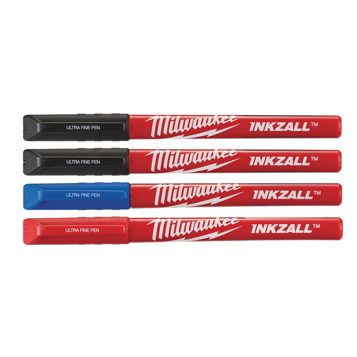 Milwaukee Cienkopisy kolorowe - 4pc