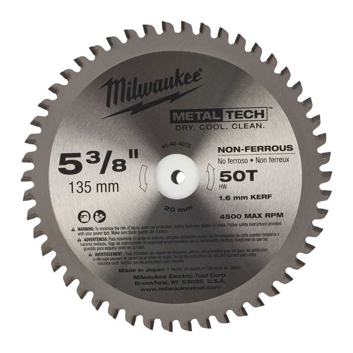 Milwaukee Tarcza pilarska 135/20/50 zębów