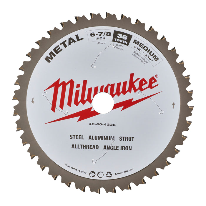 Milwaukee Tarcza do metalu 174x20x1,6x60