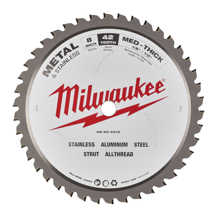 Milwaukee Tarcza pilarska 203/15,87/42 zębów