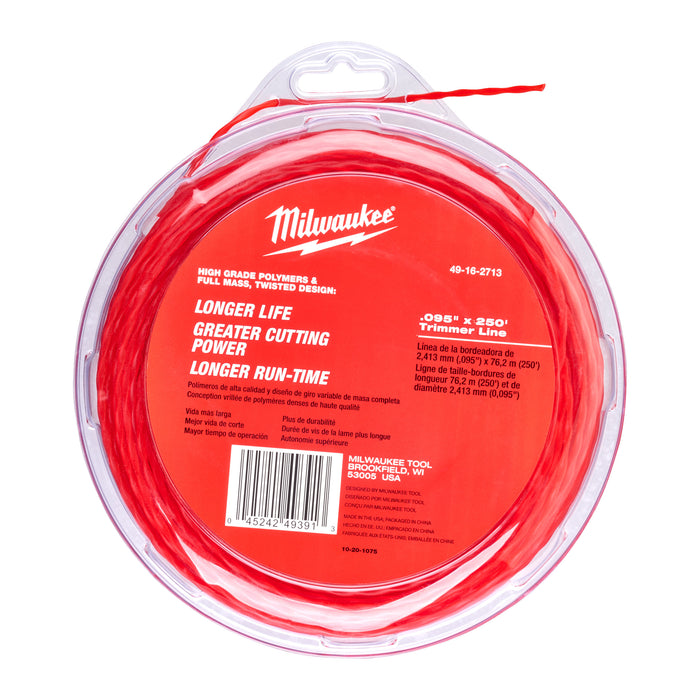Milwaukee Żyłka do podkaszarki 2,4m x 76m 1szt