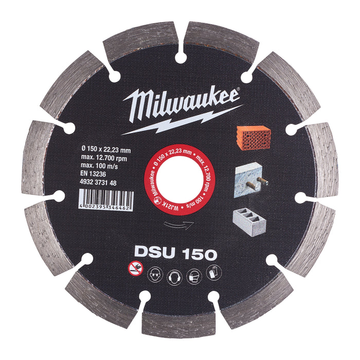 Milwaukee Tarcza diamentowa DSU 150 / 22.2 mm