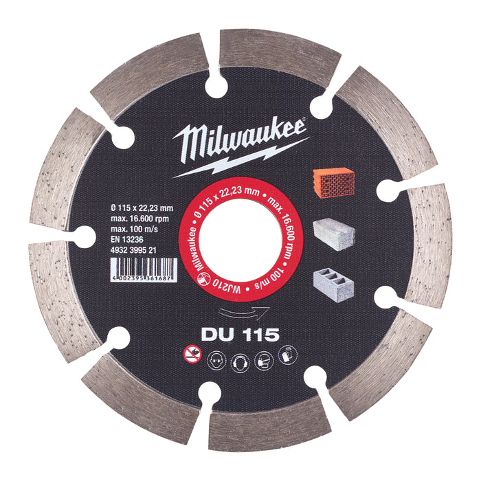 Milwaukee Tarcza diamentowa DU 115 x 22,2 mm