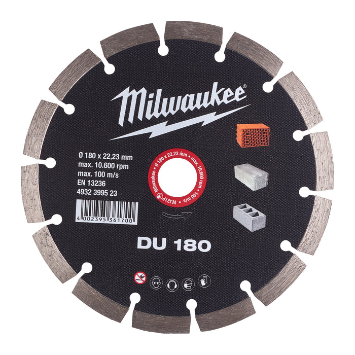 Milwaukee Tarcza diamentowa DU 180 x 22,2 mm