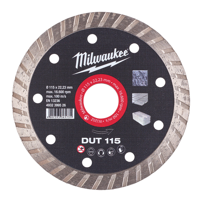 Milwaukee Tarcza diamentowa DUT 115 x 22,2 mm