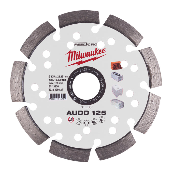 Milwaukee Tarcza diamentowa AUDD 125 mm