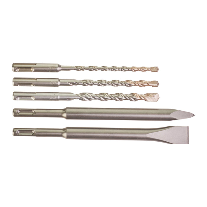 Milwaukee Zestaw dłut i wierteł SDS Plus (6,8,10x160mm, szpicak, dłuto wąskie)