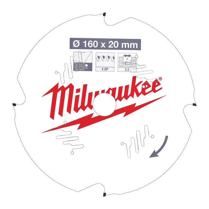 Milwaukee Tarcza pilarska 160X20X2.2X4D