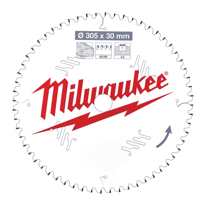 Milwaukee Tarcza pilarska 305X30X3.0X60ATB NEG.