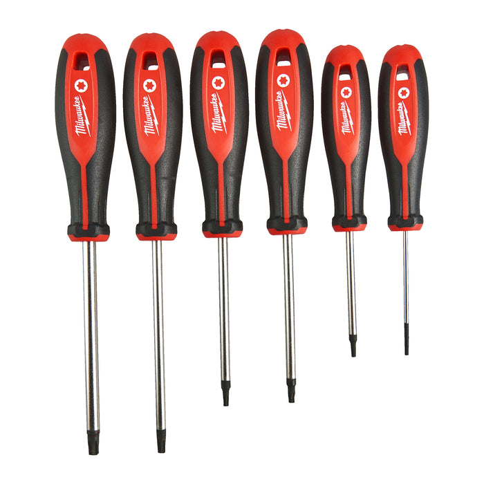 Milwaukee Zestaw wkrętaków Torx - 6 szt.