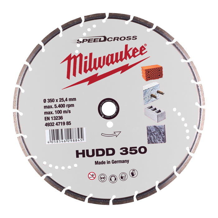 Milwaukee Tarcza diamentowa HUDD Premium 350