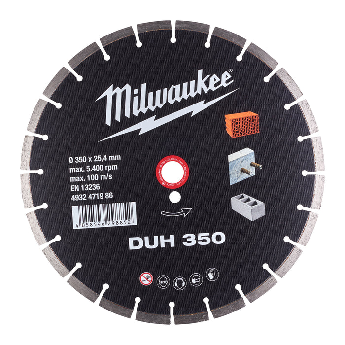 Milwaukee Tarcza diamentowa DUH 350 mm