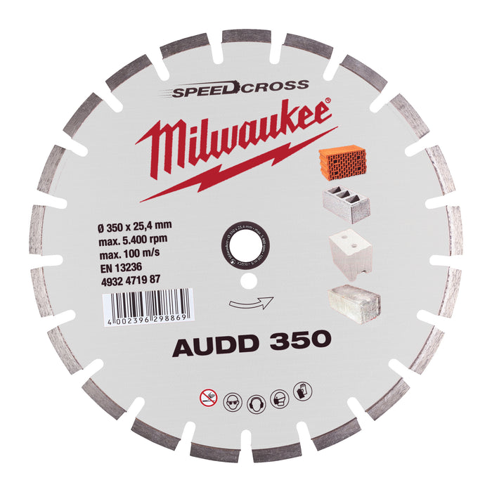Milwaukee Tarcza diamentowa AUDD 350