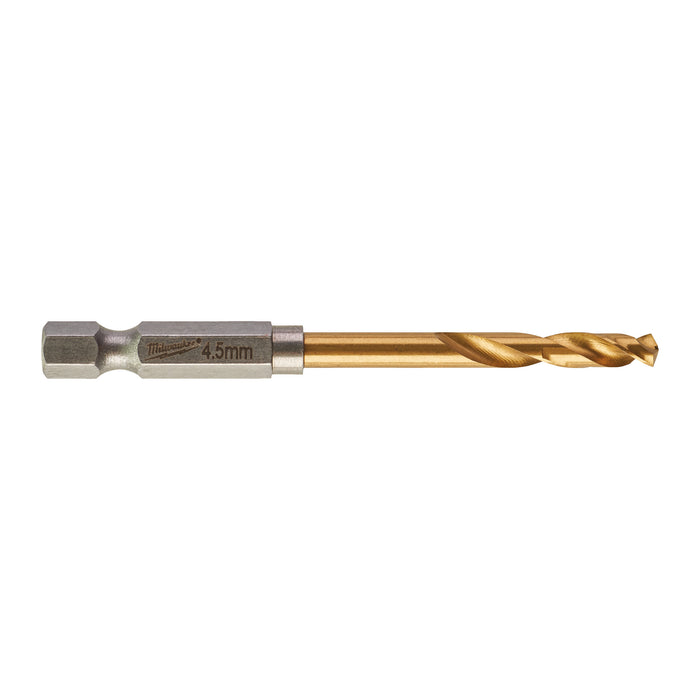 Milwaukee Wiertło udarowe do metalu SWave HSS-G Tin 4.5mm -10szt.