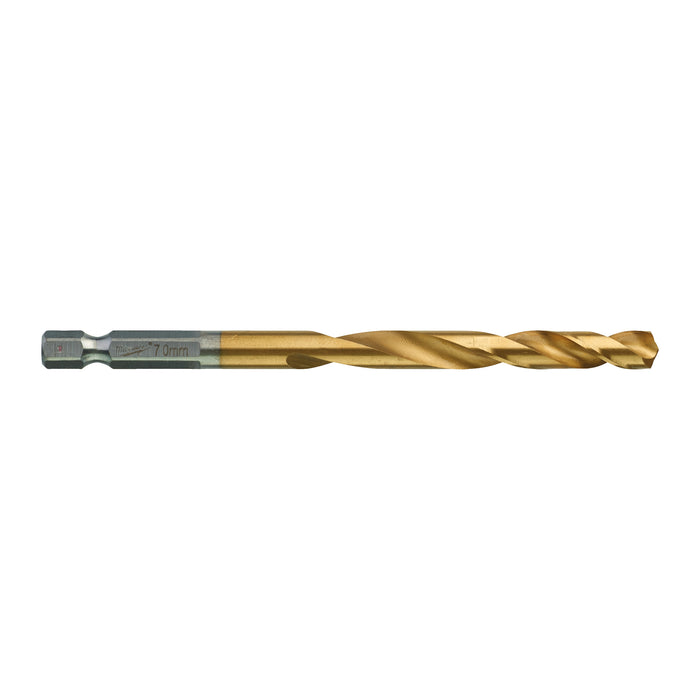 Milwaukee Wiertło udarowe do metalu SWave HSS-G Tin 7.0mm -5szt.