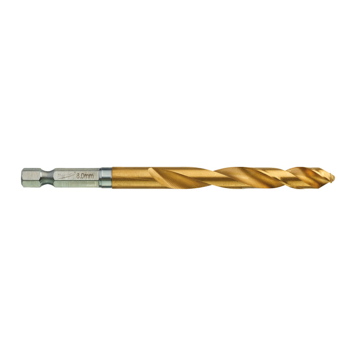 Milwaukee Wiertło udarowe do metalu SWave HSS-G Tin 8.0mm -5szt.