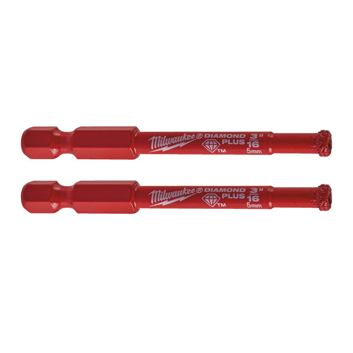 Milwaukee Zestaw 2 szt. wiertel diamentowych 5mm
