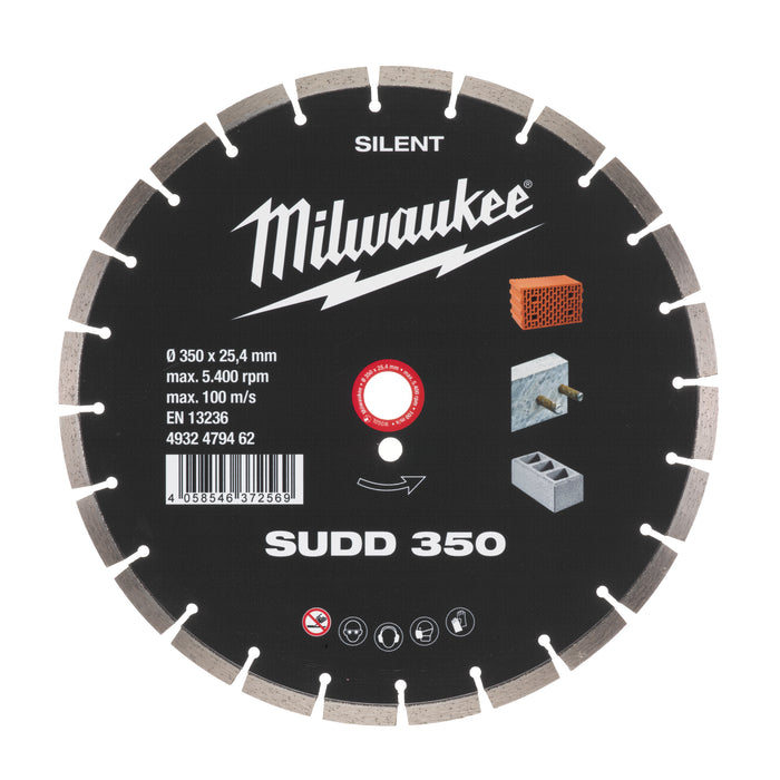 Milwaukee Cicha tarcza diamentowa SUDD 350mm