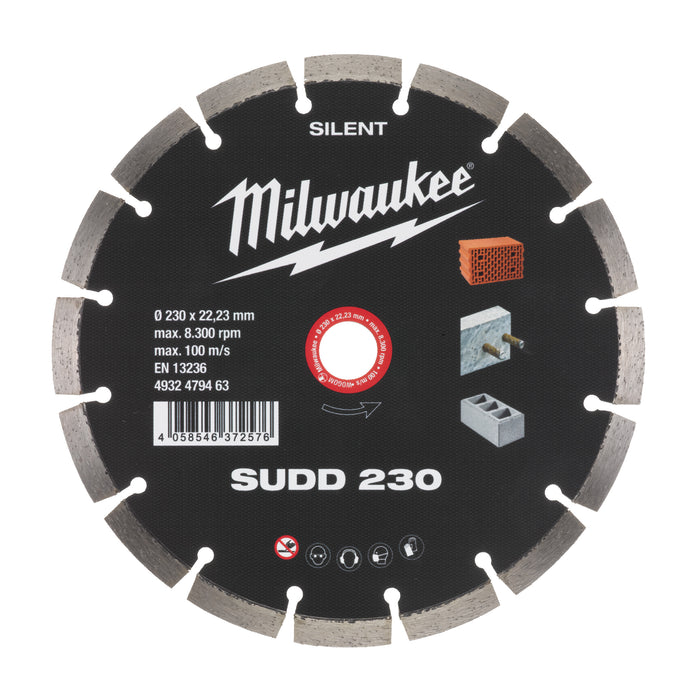 Milwaukee Cicha tarcza diamentowa SUDD 230mm