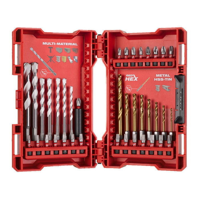 Milwaukee Shockwave Zestaw bitów i wierteł do metalu 39szt. 4932 4798 53