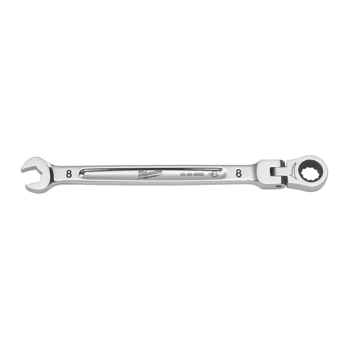 Milwaukee Klucz płasko-oczkowy MAXBITE™ z ruchomą główką grzechotki 8 mm - 1 szt.