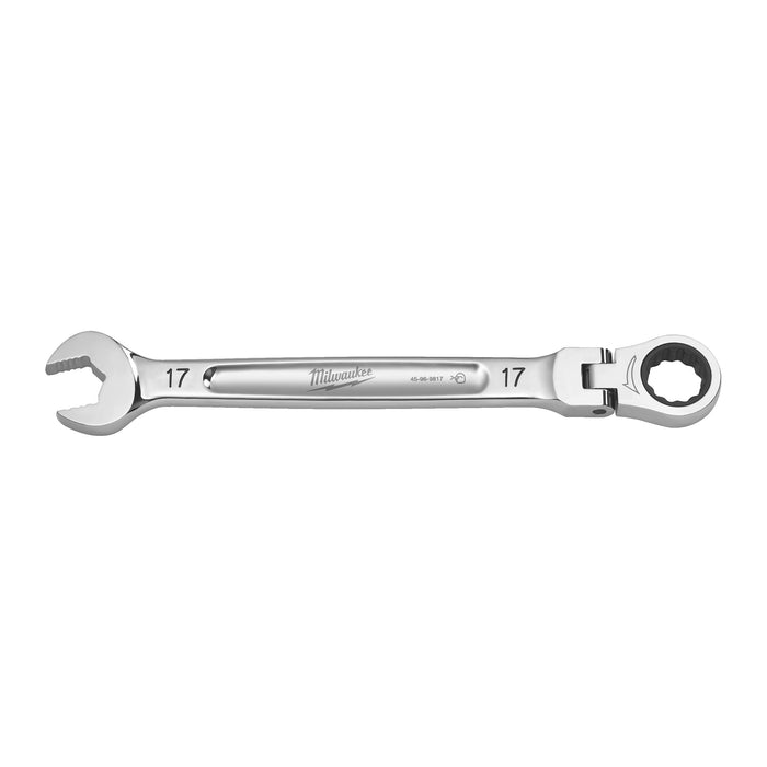 Milwaukee Klucz płasko-oczkowy MAXBITE™ z ruchomą główką grzechotki 17 mm - 1 szt.