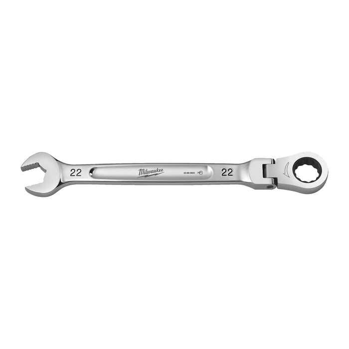 Milwaukee Klucz płasko-oczkowy MAXBITE™ z ruchomą główką grzechotki 22 mm - 1 szt.
