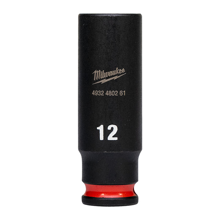 Milwaukee Nasadka udarowa długa SHW 1/4" 12 mm, Hex