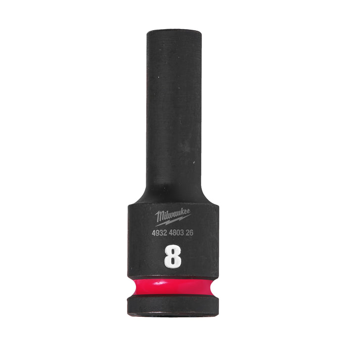 Milwaukee Nasadka udarowa HEX 1/2" długa 8 mm