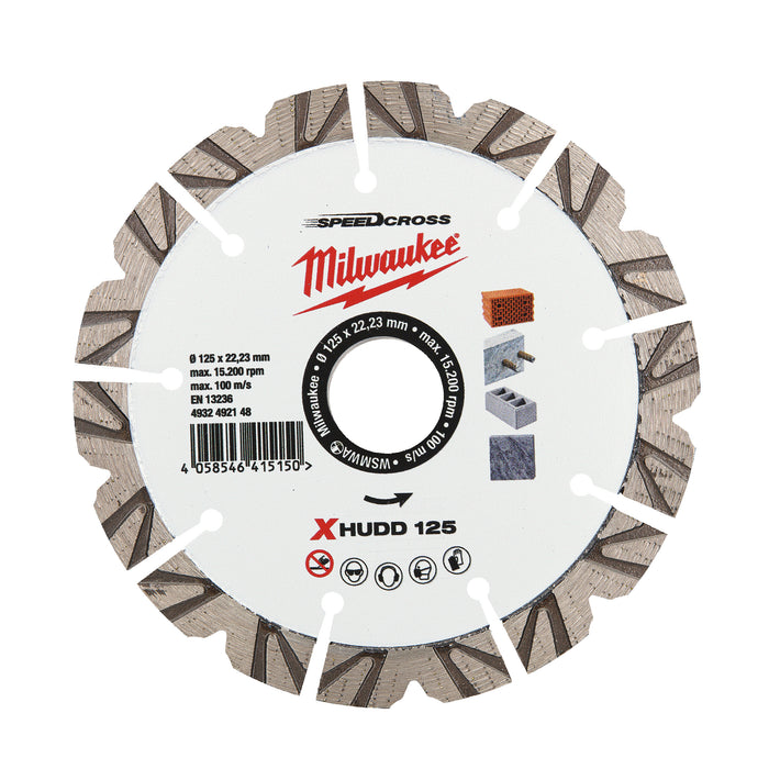 Milwaukee Tarcza Speedcross Premium XHUDD 125mm