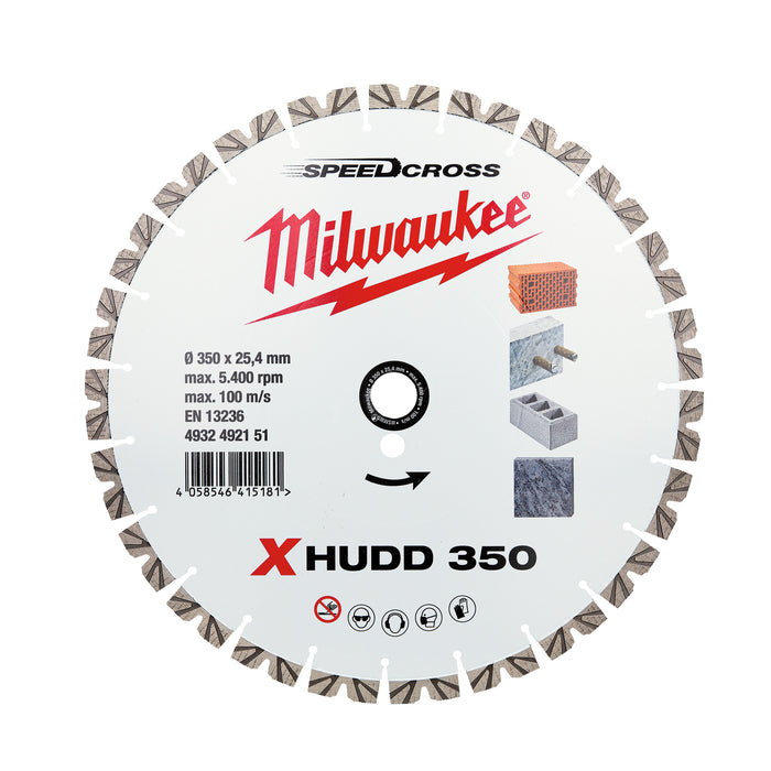 Milwaukee Tarcza Speedcross Premium XHUDD 350mm