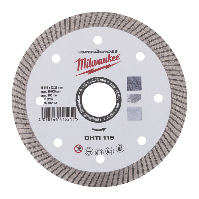 Milwaukee Tarcza SPEEDCROS DHTi 115mm