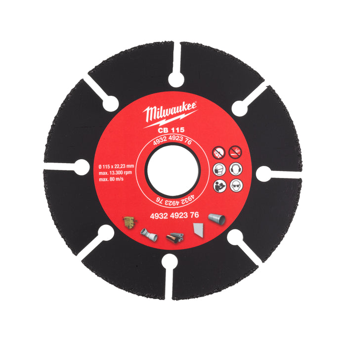 Milwaukee Uniwersalna tarcza tnąca z nasypem z węglika 115 mm