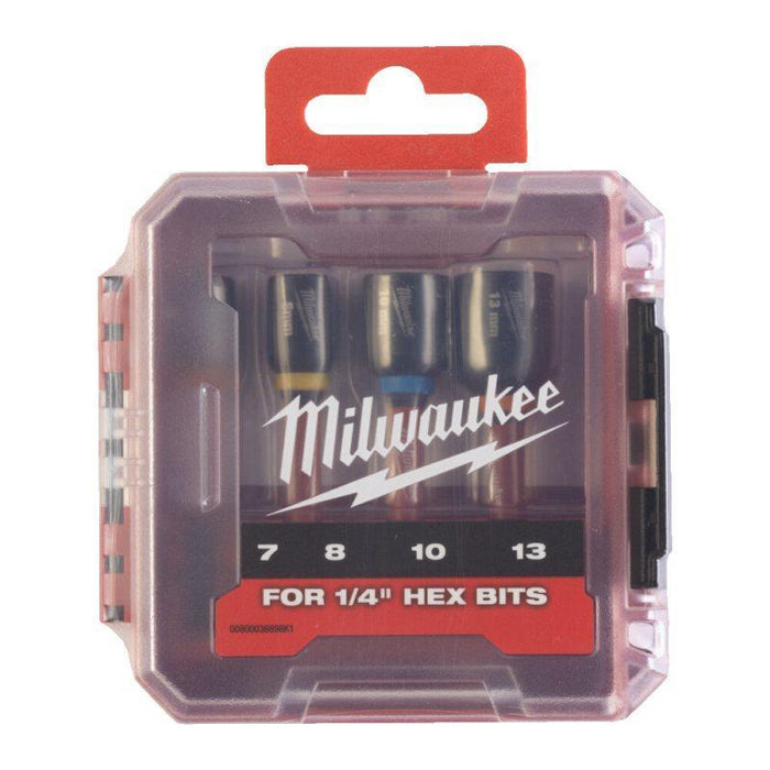 Milwaukee Zestaw nasadek farmerskich udarowych Shockwave 4szt. 4932 4924 45