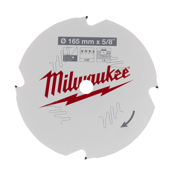 Milwaukee Tarcza pilarska do ręcznych pił tarczowych 165x5/8x1.8X4D z diamentowymi zębami