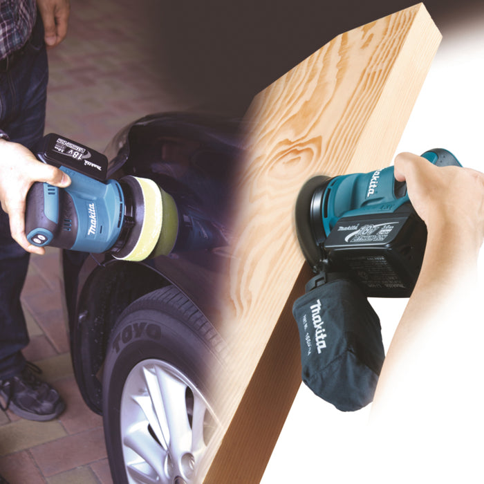 MAKITA DBO180Z Akumulatorowe szlifierka mimośrodowa LXT®