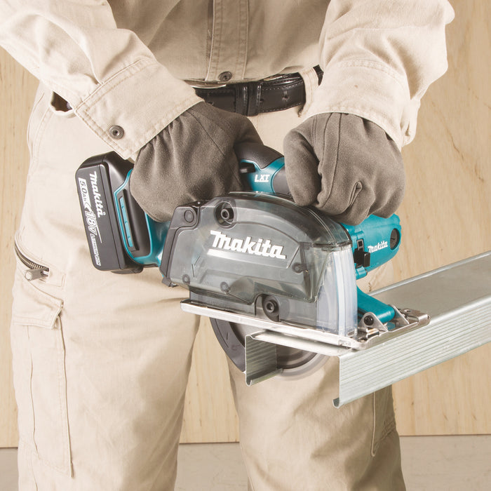 MAKITA DCS552RTJ Akumulatorowa przecinarka do metalu LXT® 18V