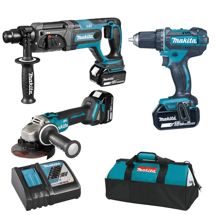 MAKITA DLX3078TX1 Zestaw combo LXT® 18V