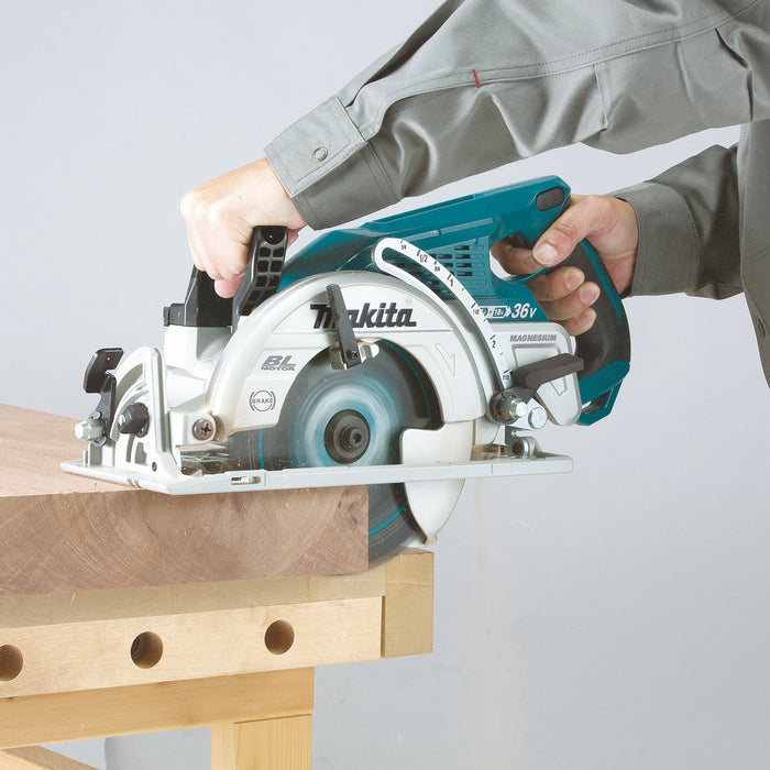 MAKITA DRS780Z Akumulatorowa ręczna pilarka tarczowa LXT®, 2 x 18V, 185 mm