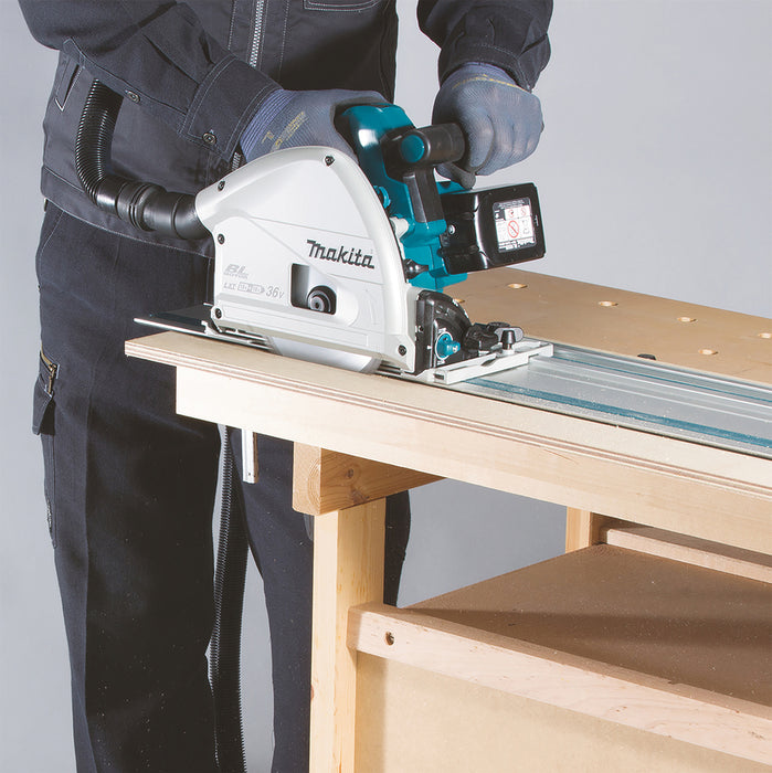 MAKITA DSP601ZJU Akumulatorowe ręczna pilarka tarczowa-zagłębiarka LXT®
