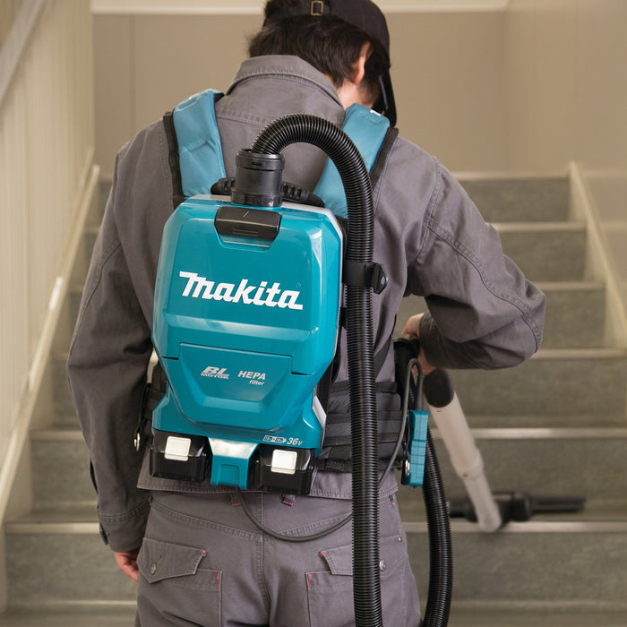 MAKITA DVC261ZX11 Akumulatorowe odkurzacz plecakowy LXT®