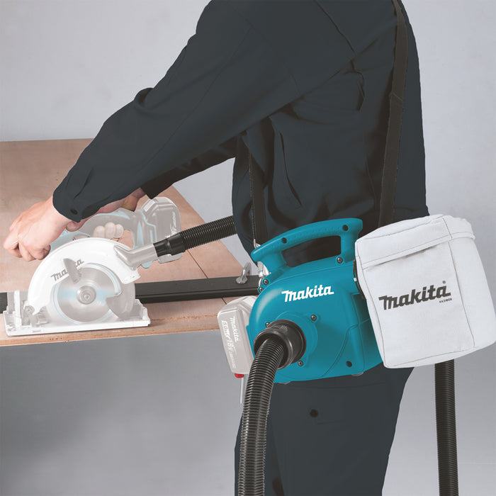 MAKITA DVC350Z Akumulatorowa dmuchawa/odsysacz pyłu LXT®, 18V, 6,0 kPa
