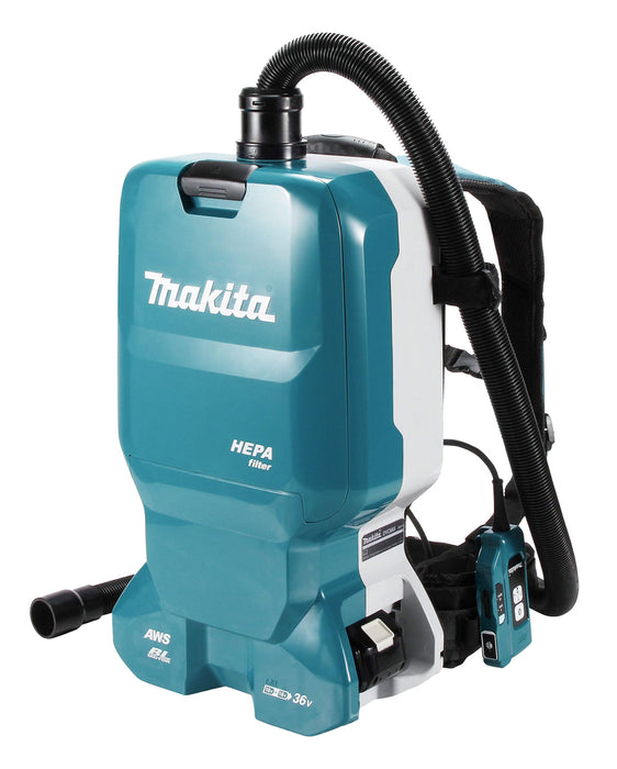 MAKITA DVC665ZU Akumulatorowy odkurzacz plecakowy LXT®, 2 x 18V, 110 mbar
