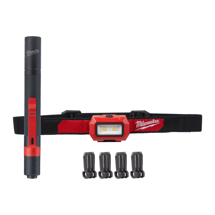Milwaukee Zestaw latarek HL2IPL-LED 4933 4921 03