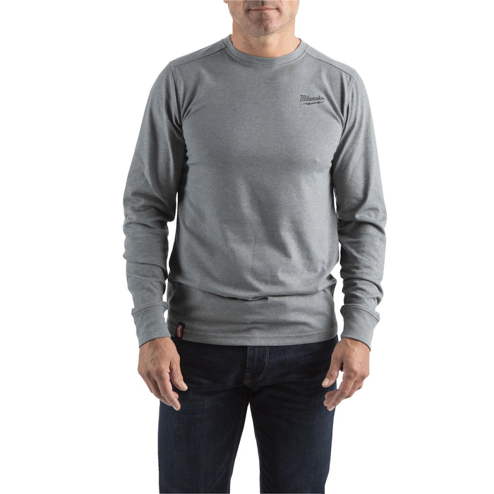 Milwaukee HTLSGR-S T-shirt z długim rękawem - szary
