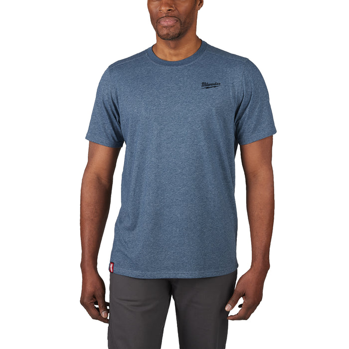Milwaukee HTSSBLU-S T-shirt z krótkim rękawem - niebieski
