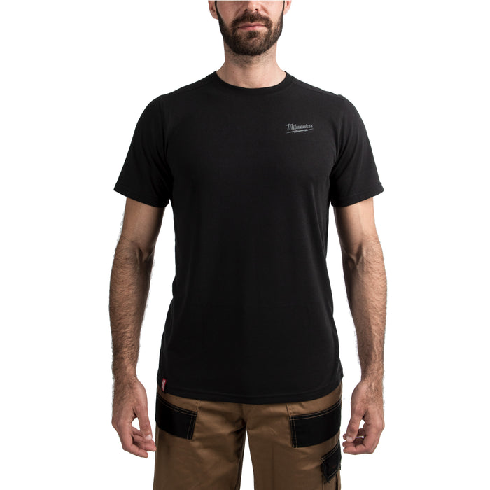 Milwaukee HTSSBL-XL T-shirt z krótkim rękawem - czarny