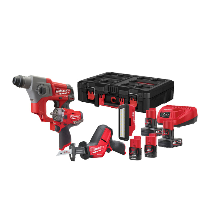Milwaukee M12FPP4C-624PEU ZESTAW POWERPACK 4933492515