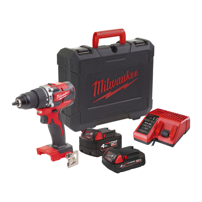 Milwaukee Wiertarko wkrętarka M18CBLPD-422C (2Ah+4Ah) 4933 4721 16