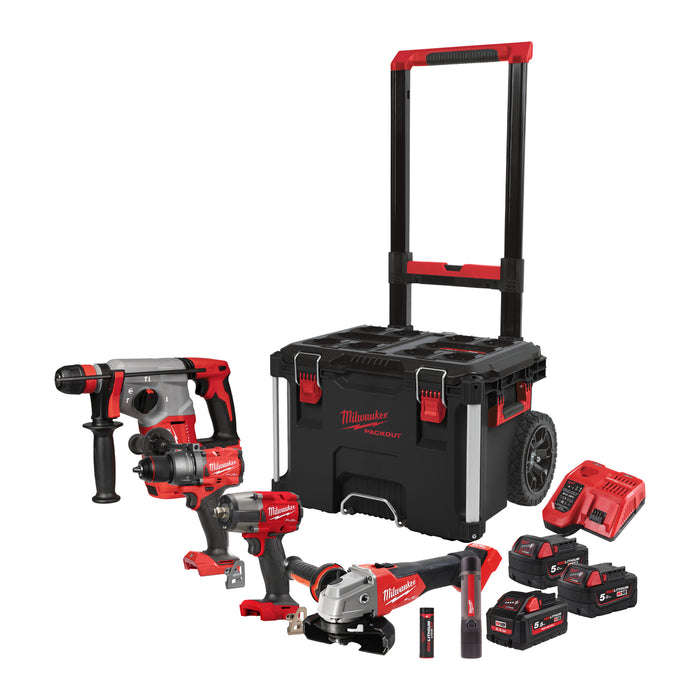 Milwaukee M18FPP4D-555T ZESTAW POWERPACK 4933492520